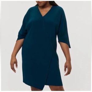 Universal Standard Katy Dress in Teal. Size Small